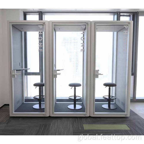 acoustic phone booth Modern design privacy acoustic soundproof office phone booth Supplier